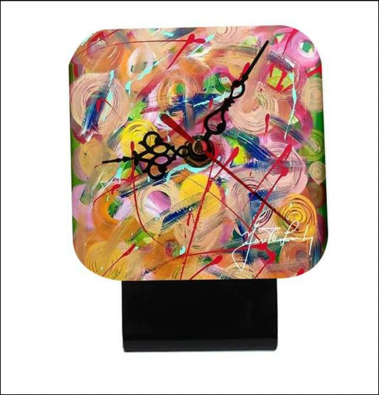 "Guerra" Acrylic Desk/Wall Clock