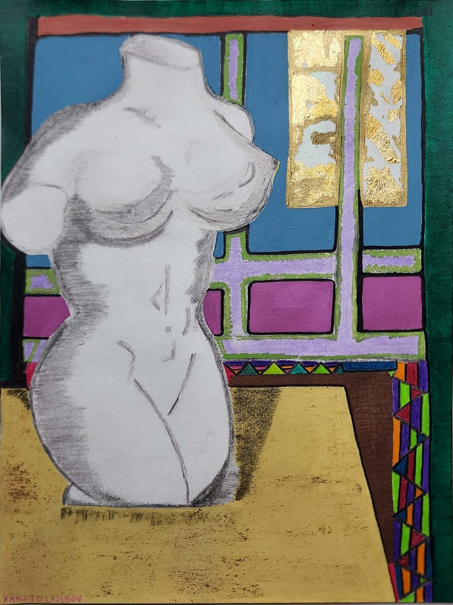 Body, 2022, 9x12in (22.86x30.48cm) (0.75x1.00ft)